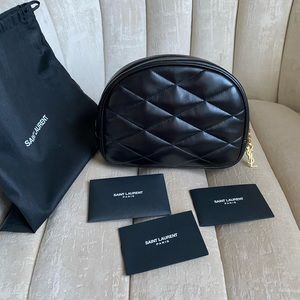 Saint Laurent Lolita cosmetic pouch in Black